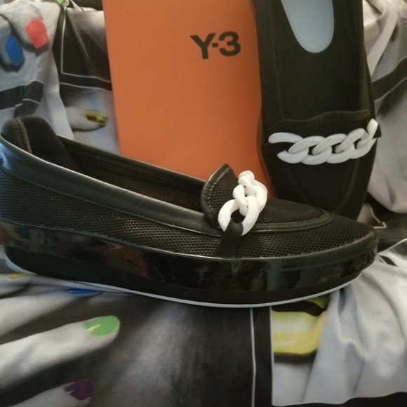AUTHENTIC Y-3 GORGEOUS PLATFORM SHOES SIZE 7.5 - Picture 1 of 5